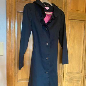 Lilly Pulitzer Ruffle Trench Coat